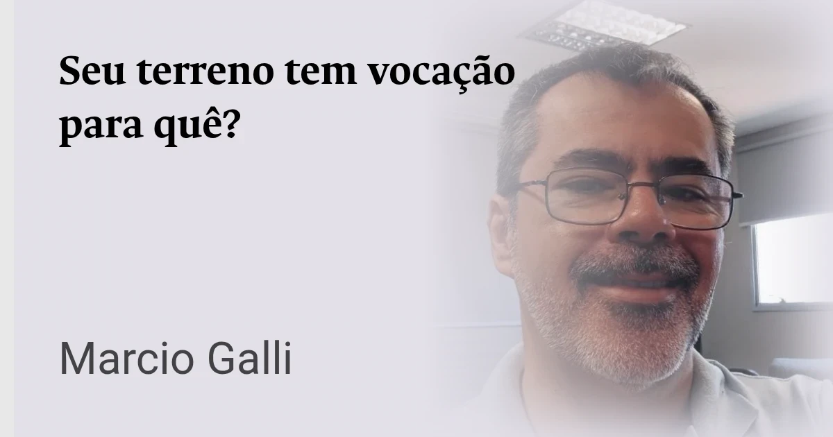 Seu terreno tem vocação para quê?